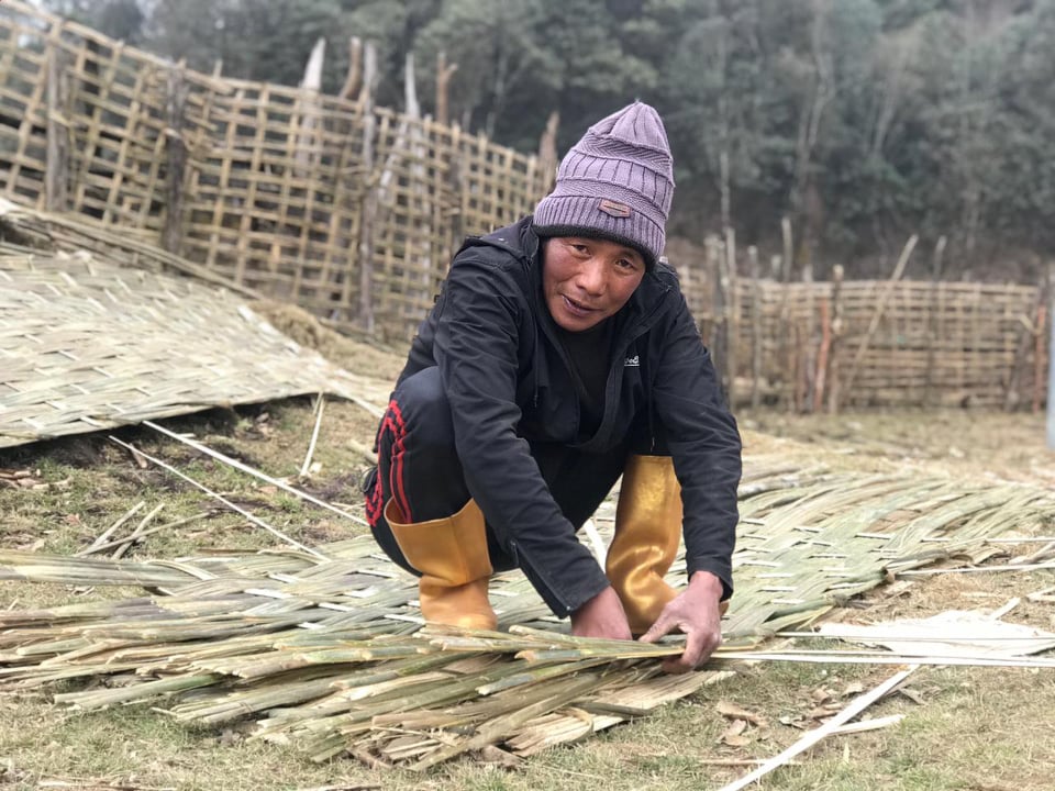 Mensch in Nepal