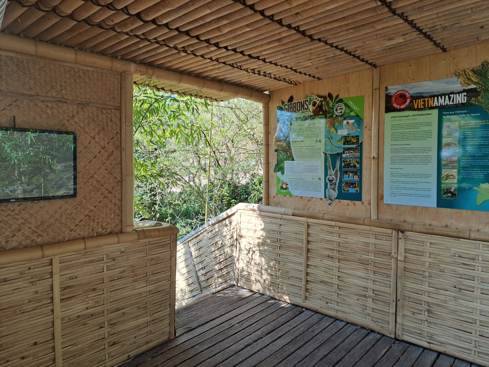 Bergzoo Halle: Lernstation "Gibbonpavillion"